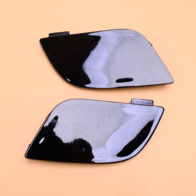 51118050697 1 Paar Schwarz Vorne Links Rechts Stoßstange Abschlepphaken Ösenabdeckung Kappe Passend für BMW X5 E70 LCI M-Sport 2010 2011 2012 2013
