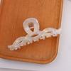 Hair Claw Large Wave Design Back Head Hair Clip Anti-slip Teeth Strong Grip Shark Hair Clip Versatile Hair Accessory
