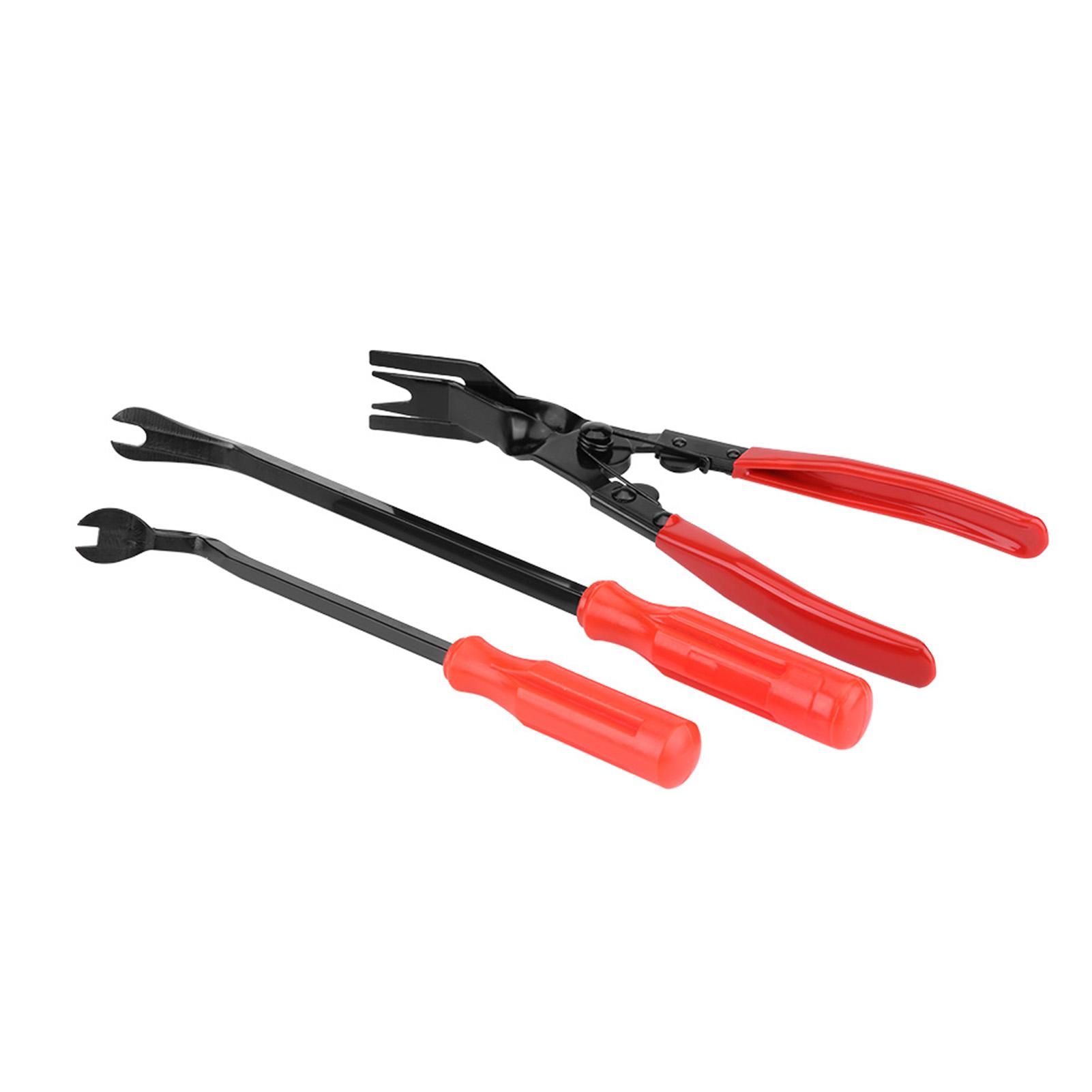 

3 шт. Заклепки для дверной обшивки, зажимы, плоскогубцы, съемник, монтировка, набор инструментов