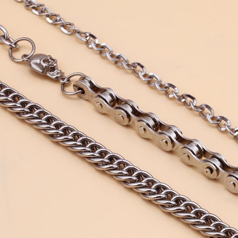 Hosenkette Punk Jeans Geldbörsenkette Schmuck Unisex Hosen Verzierungen Ästhetische Halloween Kette für den täglichen Gebrauch und Partys