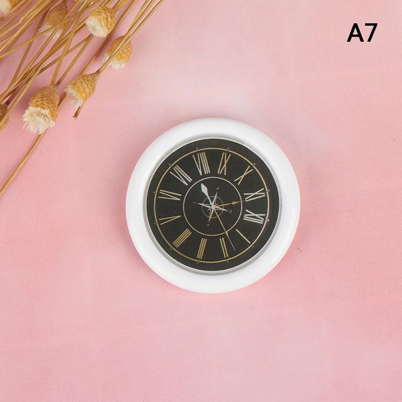 Multi Dollhouse Wall Clock Bird Octagonal Alarm Clocks Doll House Miniature Accessories Pretend Play Living Room Furniture Toys