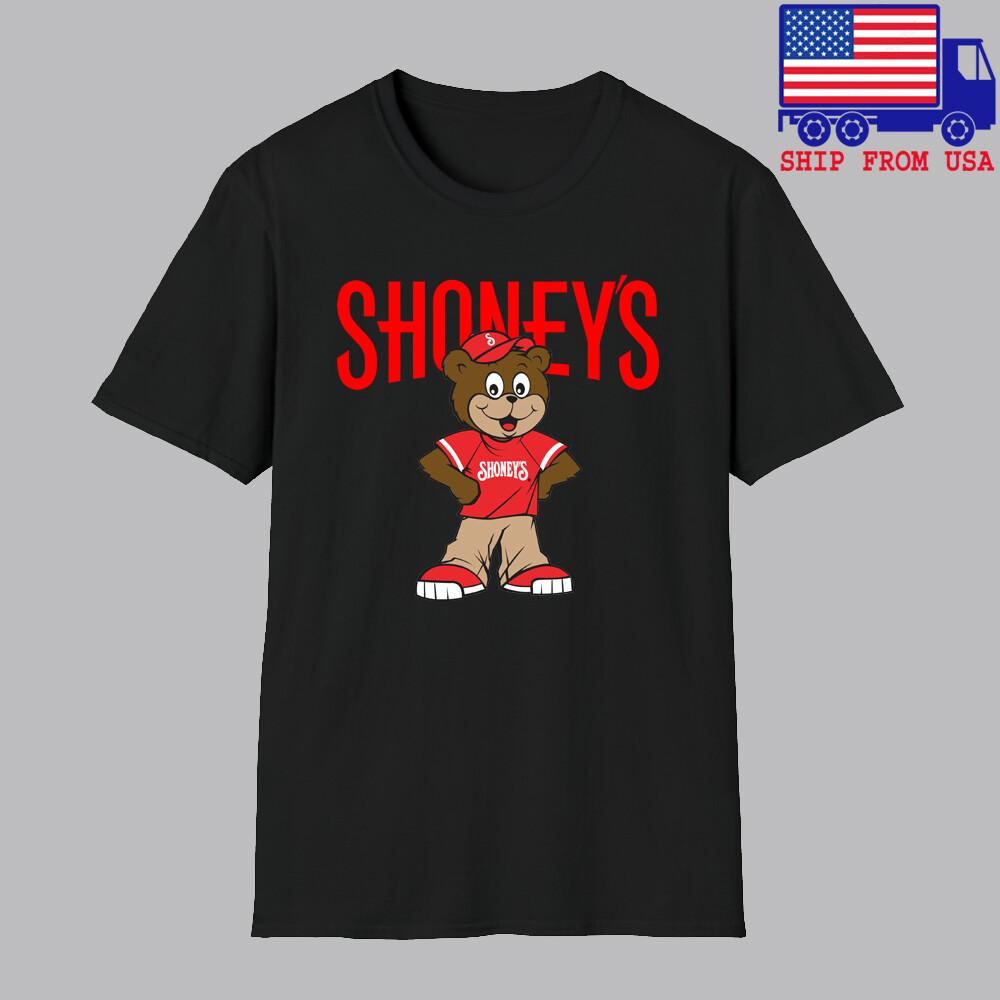 Shoney#039;s Телешоу о ресторанах Мужчины#039;s Черный Размер S5XL Унисекс Футболка L