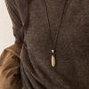 Women's Minimalist Water Drop Pendant Necklace - Versatile Autumn/Winter Fashion Long Sweater Chain