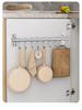 304 Stainless Steel No-Punch Kitchen Wall Hook: Multi-function Pot Lid Rack & Utensil Holder