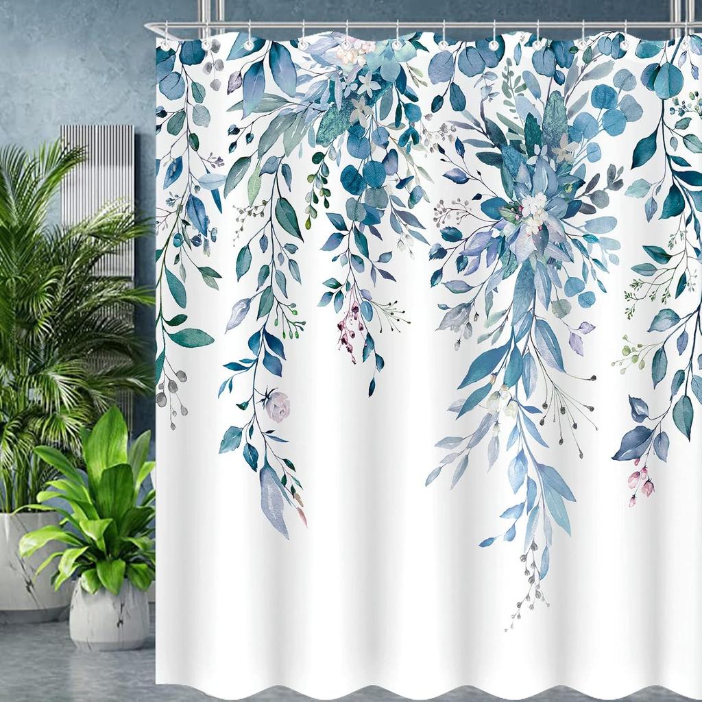 Extra Long Geometric Shower Curtain Mid Century Modern Shower Curtains For Bathroom Abstract Yellow Black White Waterproof