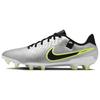 Tiempo Legend 10 Academy MG Soccer Cleats Metallic Silver Volt Black DV4337-001