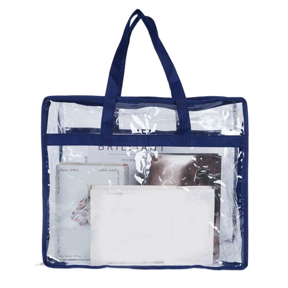 Transparent Clothes Storage Bag Large Capacity Bedding Blanket Organizer  Work