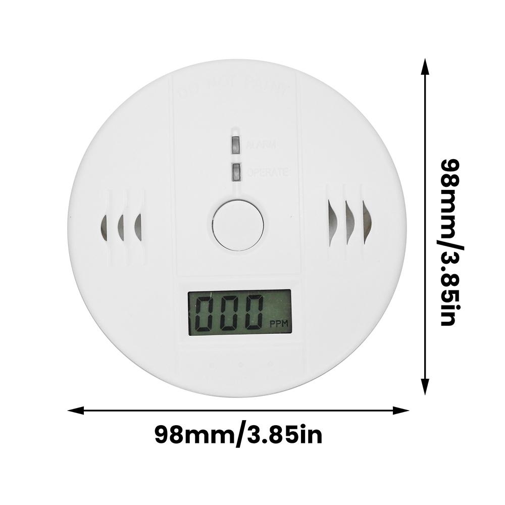 Carbon Monoxide Alarm Smoke Alarm Co Detector LCD Display Alarm Home Supply Gas Leak Detector Alarm