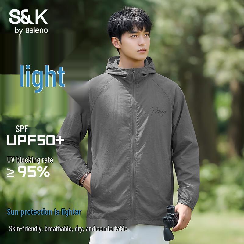 

Baleno Men s S&K Series Hooded Sun Protection Jacket L