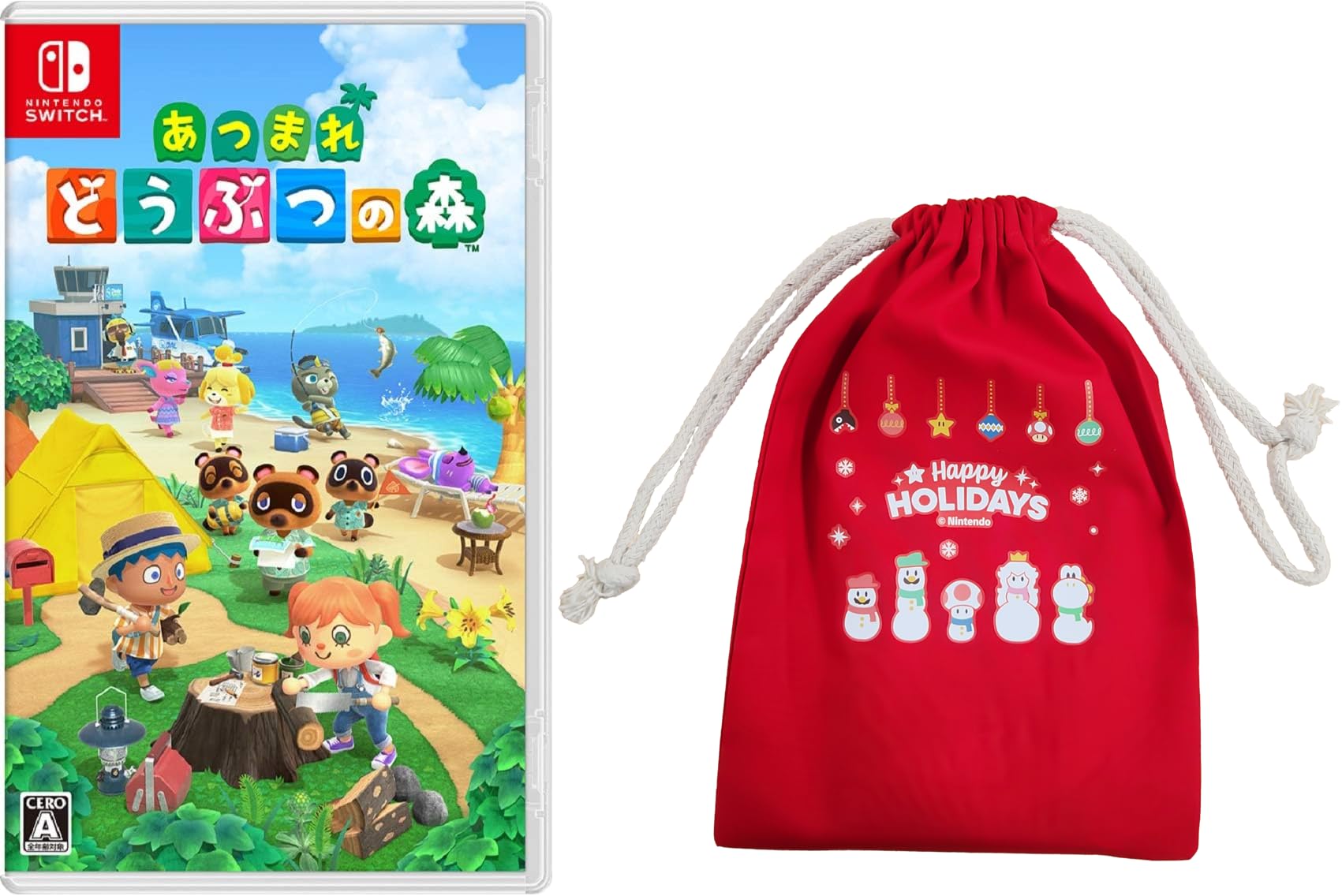 

В комплект входит подарочный кошелек Animal Crossing Holiday -Switch [Бонус]