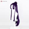 Anime Jinshi Cosplay Wig 85cm Long Dark Purple Wig Kusuriya No Hitorigoto Wig Heat Resistant Synthetic
