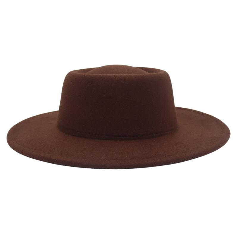 French Hat, Dome, Big Brim, Cashmere Hat For Men And Women, Woolen Hat, Jazz Top Hat.