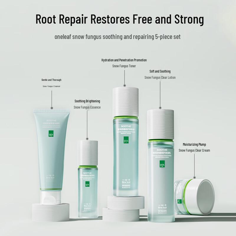 Yiyezi Snow Fungus Soothing & Repair Skincare Sets