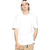 [Goodwear] Short-Sleeve Henley Neck T-Shirt, Regular Fit, Heavyweight 7.6oz USA Cotton, Men's, Plain (X-Large, White)