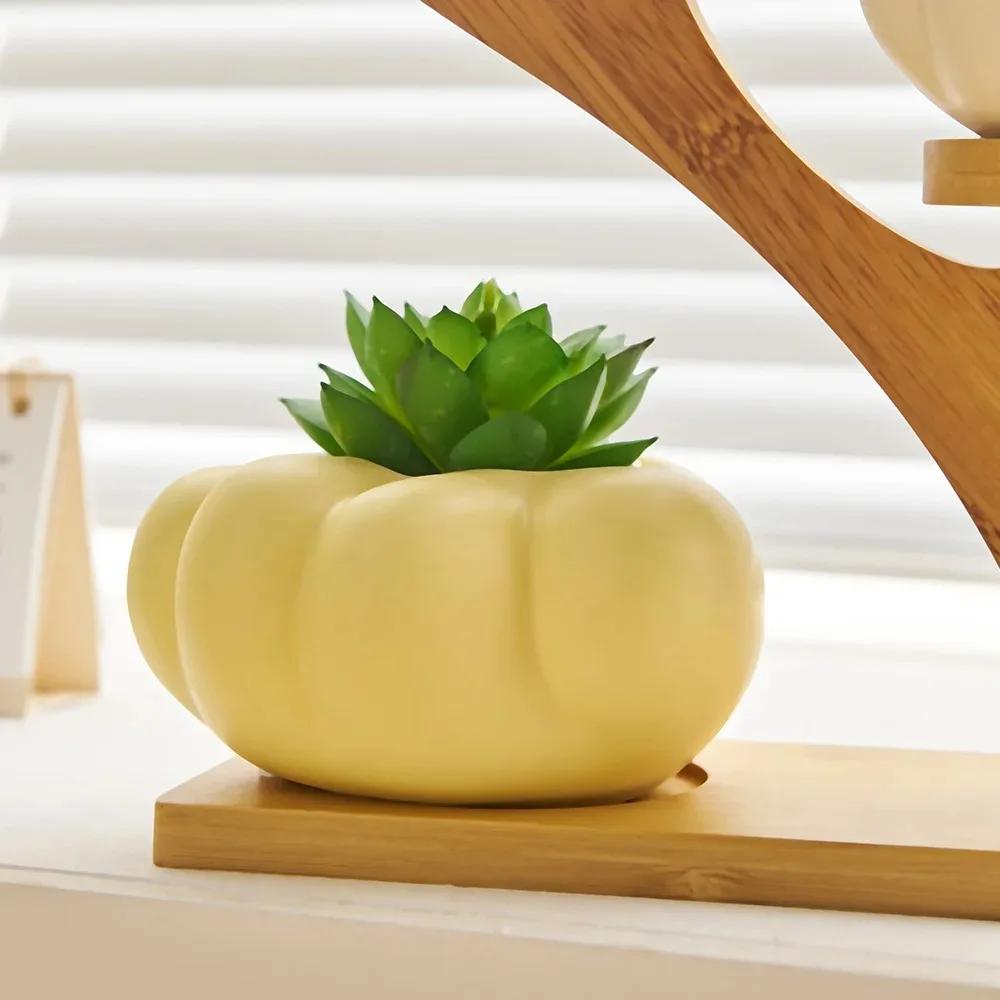 Artistic Cartoon Home Decor Ornaments Room Decoration Succulent Plant Pots Room Tabletop Planters Decorative Flower Pots Crafts