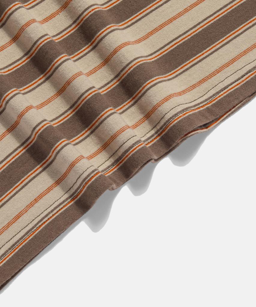 ESPIONAGE Multi Border Pocket Tee Brown
