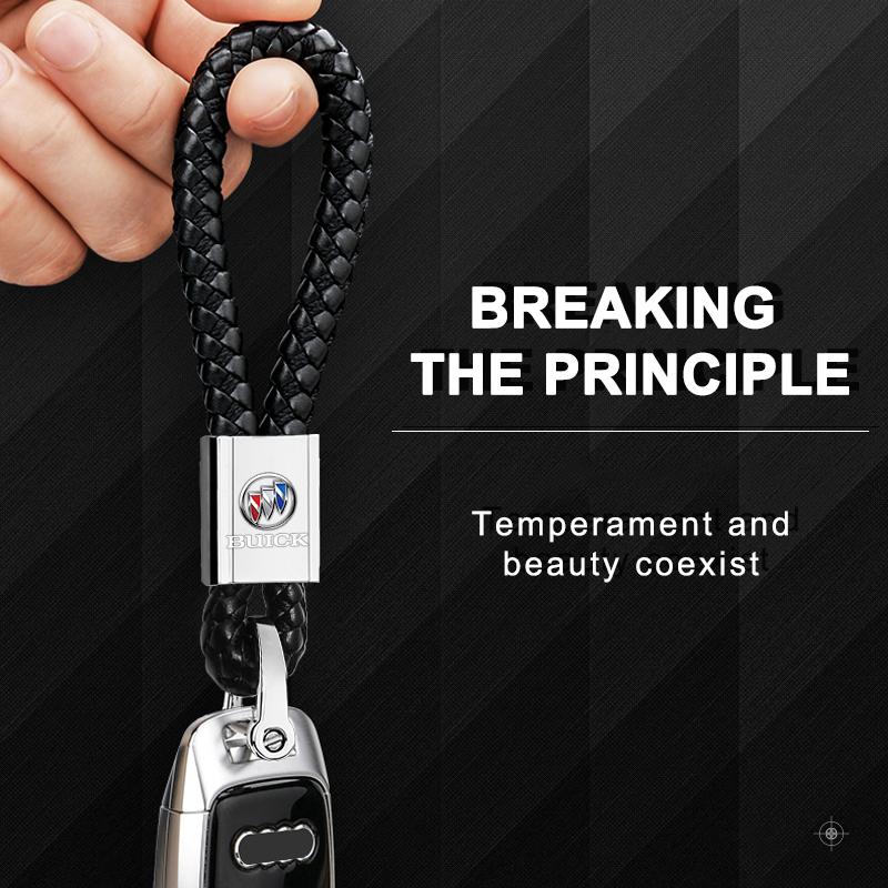 1pc Metal Car Key Chain Key Ring Key Lanyard Car Emblem Styling for Buick Envision GS GL6 GL8 Avenir Riviera Lesabre Velite Verano