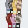 RIANDCO FINGERHOLE STRIPE GLOVES - 7COLOR