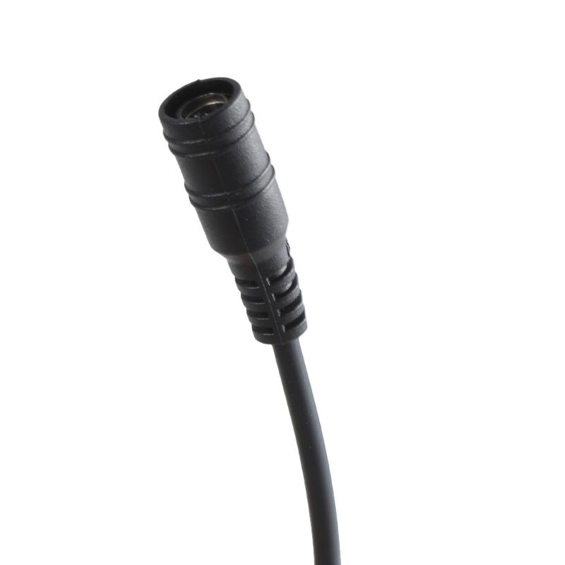 5.5x2.1mm Male To Female Spring Extension Cable with Power Switching Button for Laptop Routers LED Light Fan Speaker