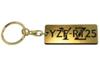 Gold and Black Double Ring Acrylic Original Keychain for Exterior Custom and Accessories A-387-1 YZF-R125 Muffler, Handlebars, Parts, Mirrors, Parts,