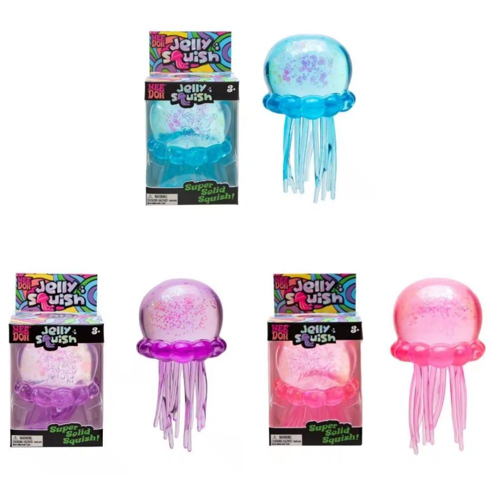 Nee Doh Jelly Octopus Sensory Toy, Water Resistant, Perfect for and Boys Girls