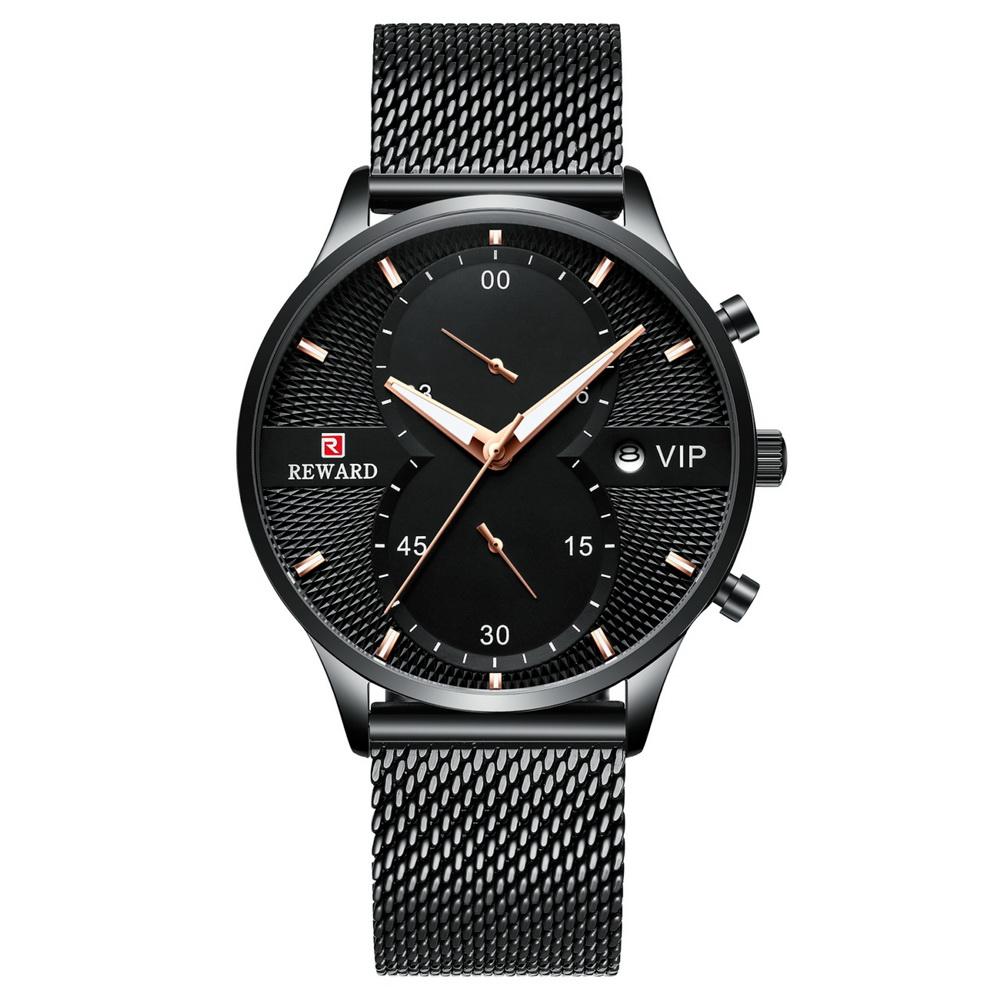REWARD Relogio Men Watches Fashion Blue Man Watch Luxury Waterproof Quartz Analog Wrist Watch Men Reloj Hombre