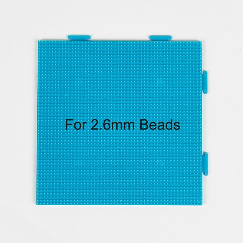 

Non-Toxic Yantjouet 2.6Mm 10Pcs/Set Hama Beads Mini Beads Colorful Pegboard White Black Pink Green Blue Template Board Circular Square