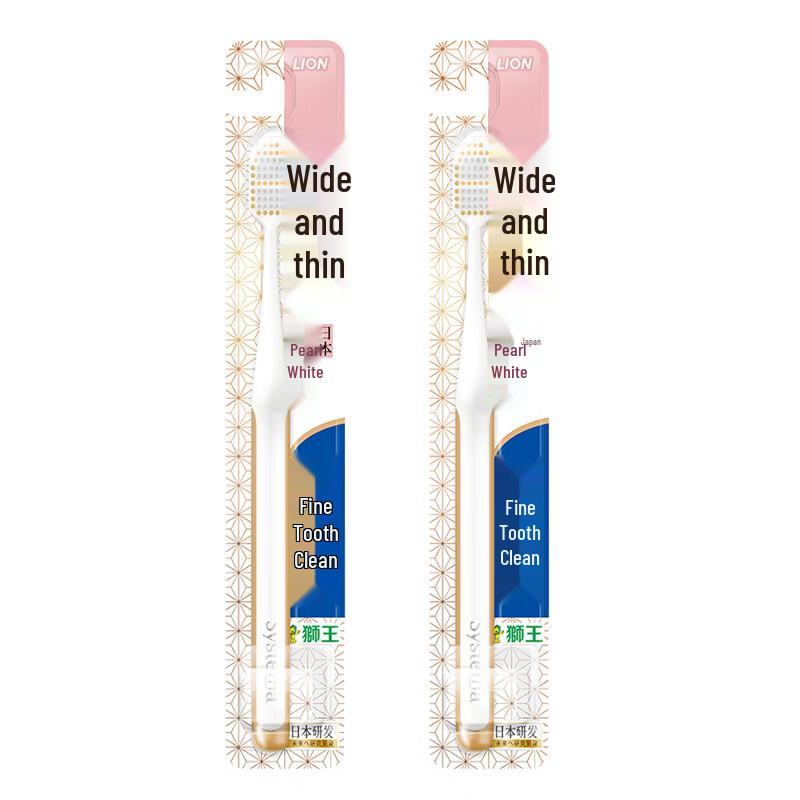 Lion Dentor Systema Wide Head Soft Bristle Toothbrush, 2-Pack