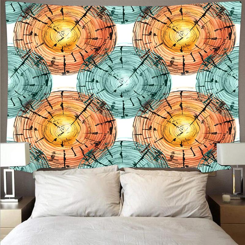 Nordic Musical Note Tapestry Colorful Background Cloth Art Home Bedroom Decor Hanging Cloth Digital Printing Mural Tapestries