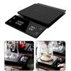 Lanzoub Digital Coffee Scale with Timer, 0.1g Increments, 3kg Capacity, Kitchen Scale with Timer, Coffee, Electronic Balance, Precision Weighing Scale