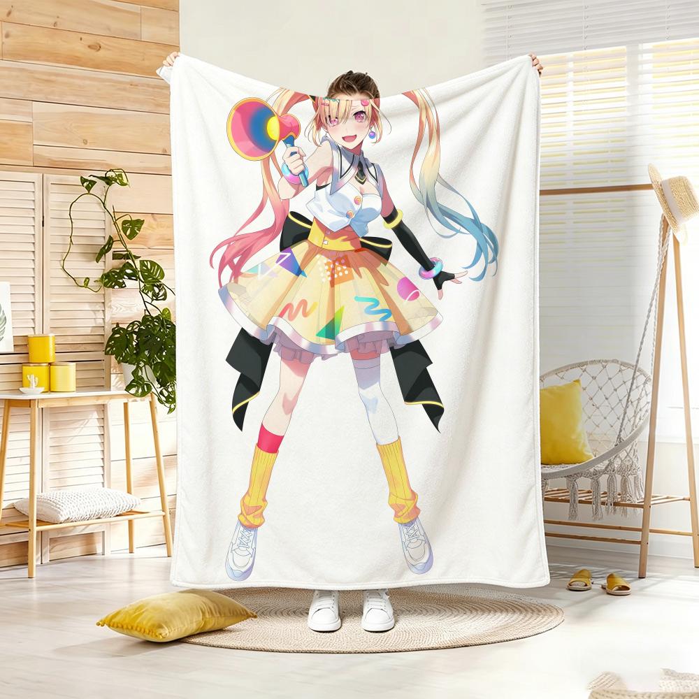 Character Figure M-Mewtypes Throw Soft Warm Throw Blanket For Bedroom Living Room Bed Travel Camping Picnic Gift