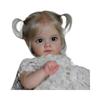 22" Lifelike Reborn Girl Doll - Full Soft Vinyl Body Simulation Baby Doll