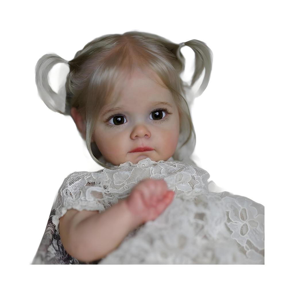 22" Lifelike Reborn Girl Doll - Full Soft Vinyl Body Simulation Baby Doll
