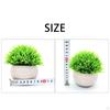 Artificial s PU Material Potted Ornament Housewarming Gifts Craft Bonsai Small for Garden Desktop