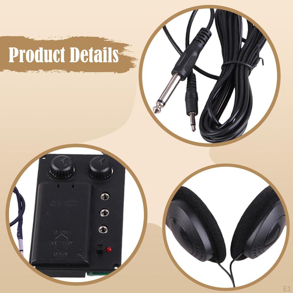 Violin Pickup Musical Instrument Accessories Silent Easy to Install Good Sound with Plug Hole Cable