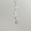 Stylish Shells And Pearls Pendant Keychain Ocean Pentagram Phone Strap Charm Cute Beaded Cell Phone Strap Bag Keychain