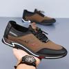 Men's Business Casual Breathable Anti-odor Leather Shoes Fashionable Soft Sole Work Driving Shoes Men's Lightweight Cloth Shoes