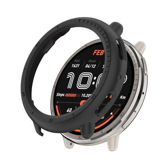 Yousheng Hard Shell Glass Screen Protector Shockproof Impact Resistant Easy Installation Smart Watch Protective Cover for Amazfit Active 2
