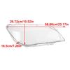 Pair Front Headlight Lens Cover For BMW F01 F02 740i 740Li 750i 750Li 760i 2009-2015 Clear Headlamp Shell Transparent Lampshade