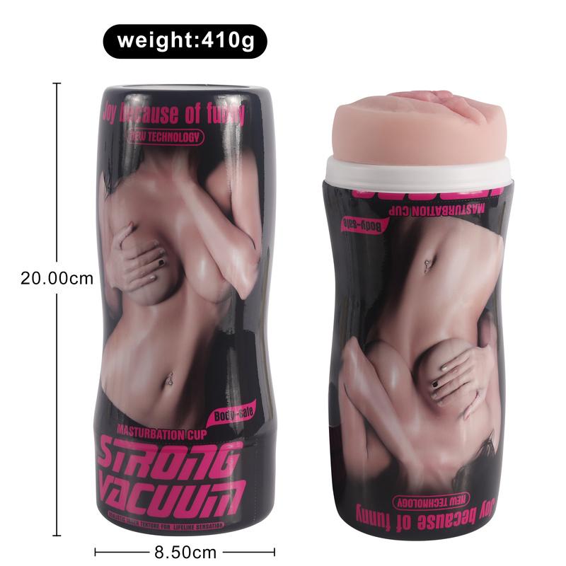 Tasse de masturbation pour hommes, chat de poche, avec bouche et vagin réalistes, utilisée pour le sexe oral et vaginal