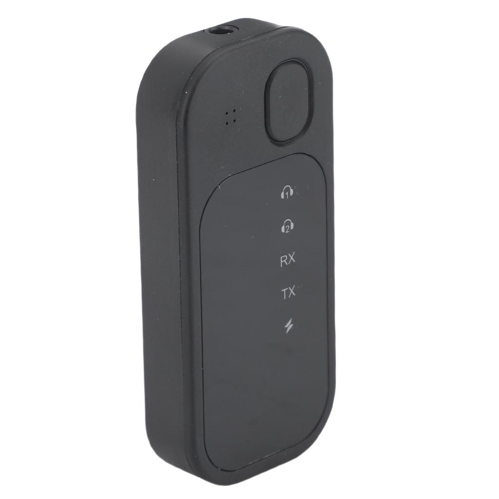 Bluetooth 5.4 Receiver Transmitter Noise Cancelling Clip On 2 In 1 Wireless Car Bluetooth AUX Adapter for 2 Headphones