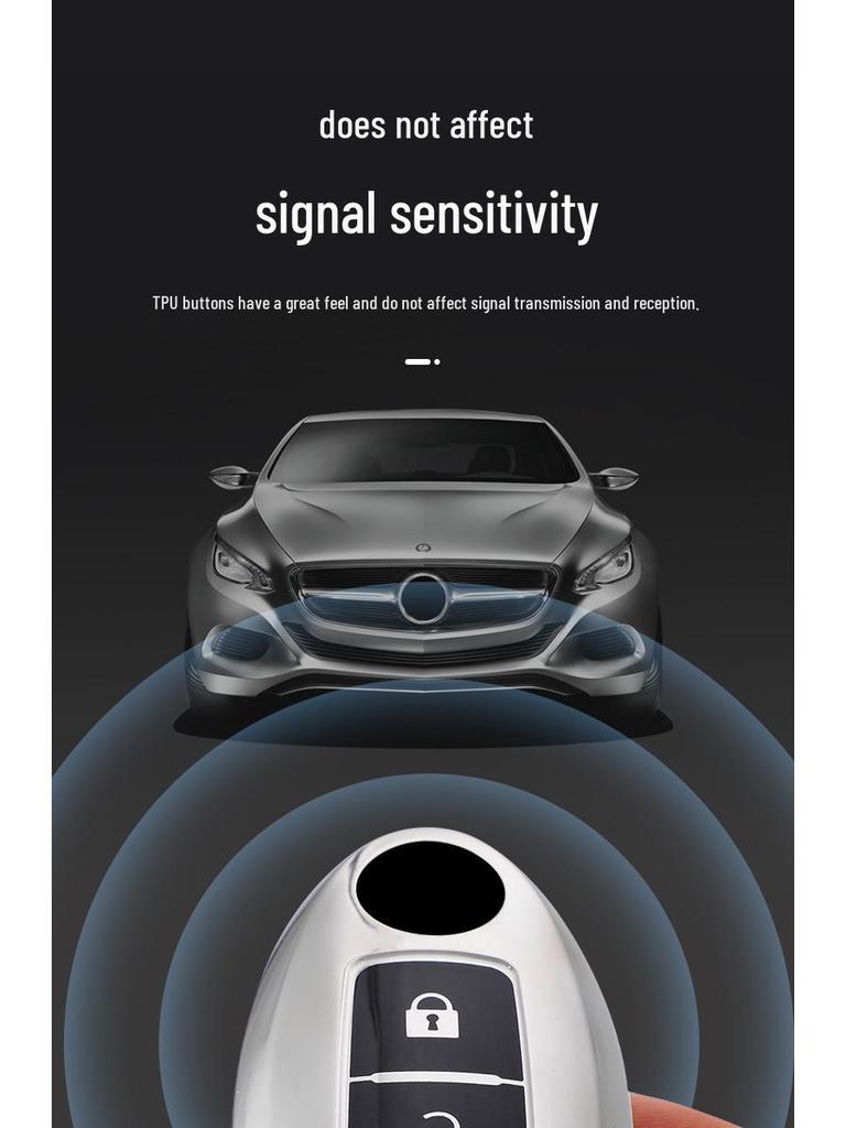 Nissan Key Cover for Sylphy, Qijun, Teana, Qashqai, Tiida, Tuda, Loulan, and Jinke - Premium Shell and Buckle.