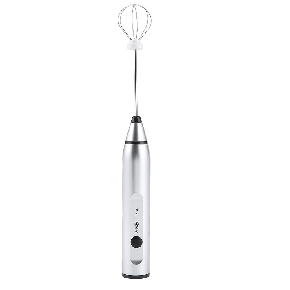 Rechargeable Milk Frother Electric Coffee Mixer Handheld Egg Beater Household Kitchen Tools