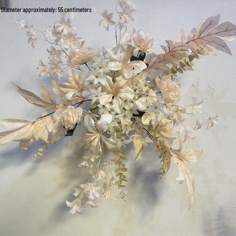 Silk Eucalyptus Wedding Table Runner: Floral Arrangement & Engagement Decor