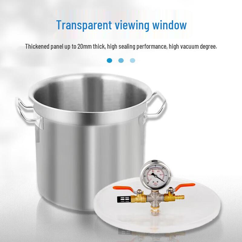 Laboratory Vacuum Degassing Chamber & Pump Kit