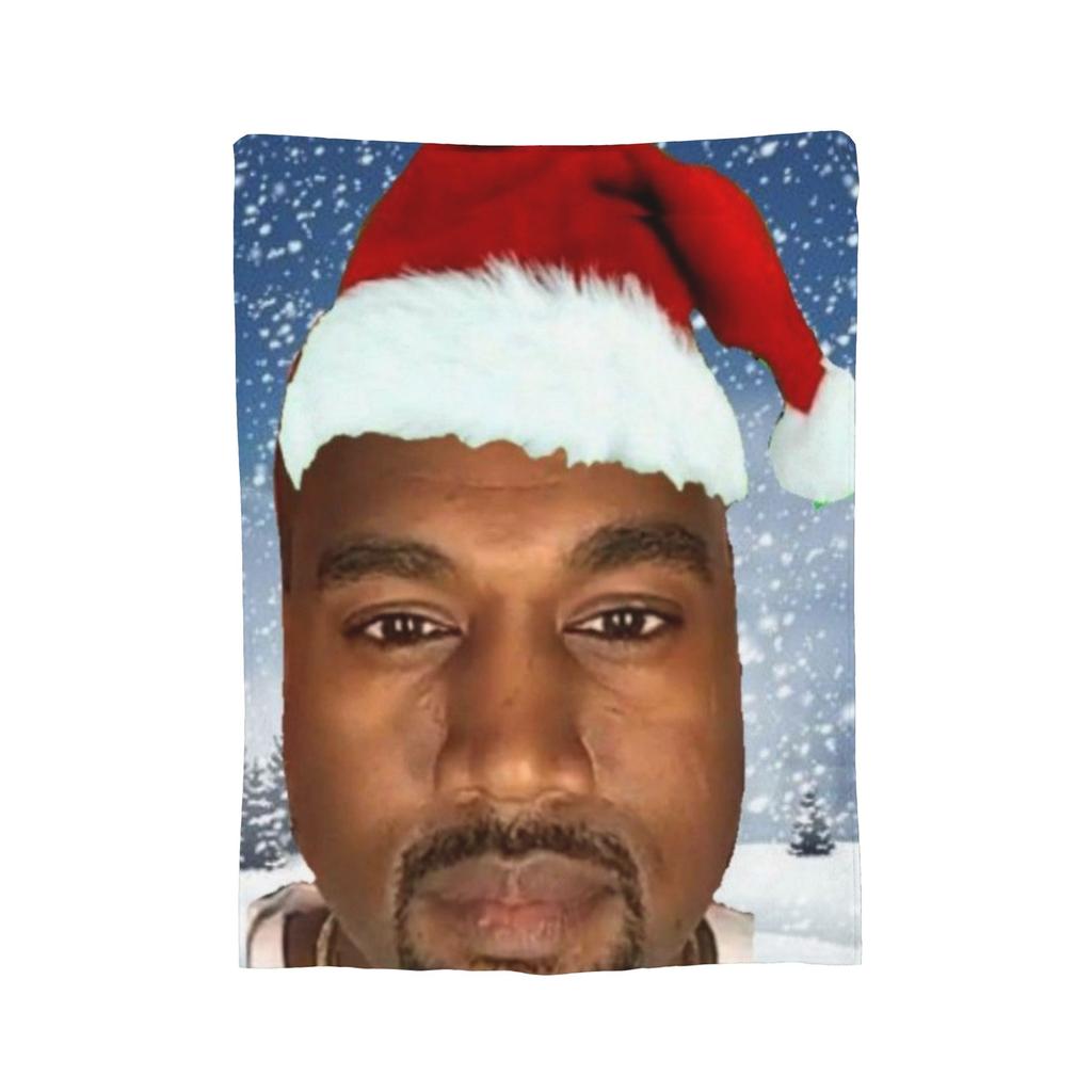 k-kanyes w-wests funny meme Blanket Multiple Sizes Super Soft and Warm Throw Blankets for Sofa Couch and Bed
