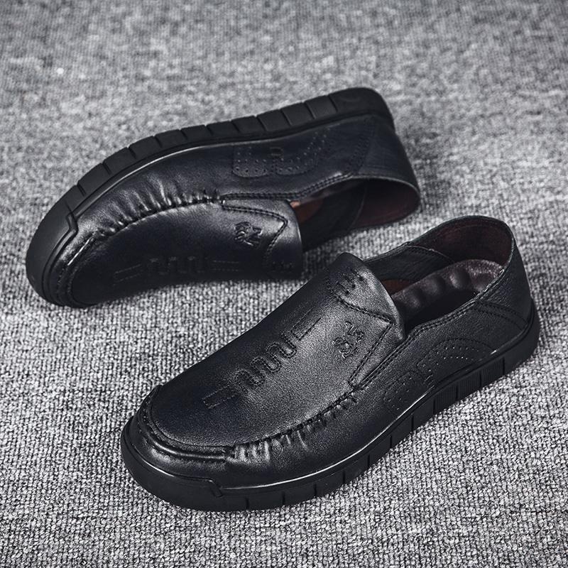 Men'S Business Casual Shoes 2022 Newest Male Driving Loafer Shoes Breathable Men'S Sneaker Genuine Leather Handmade Mens Loafers