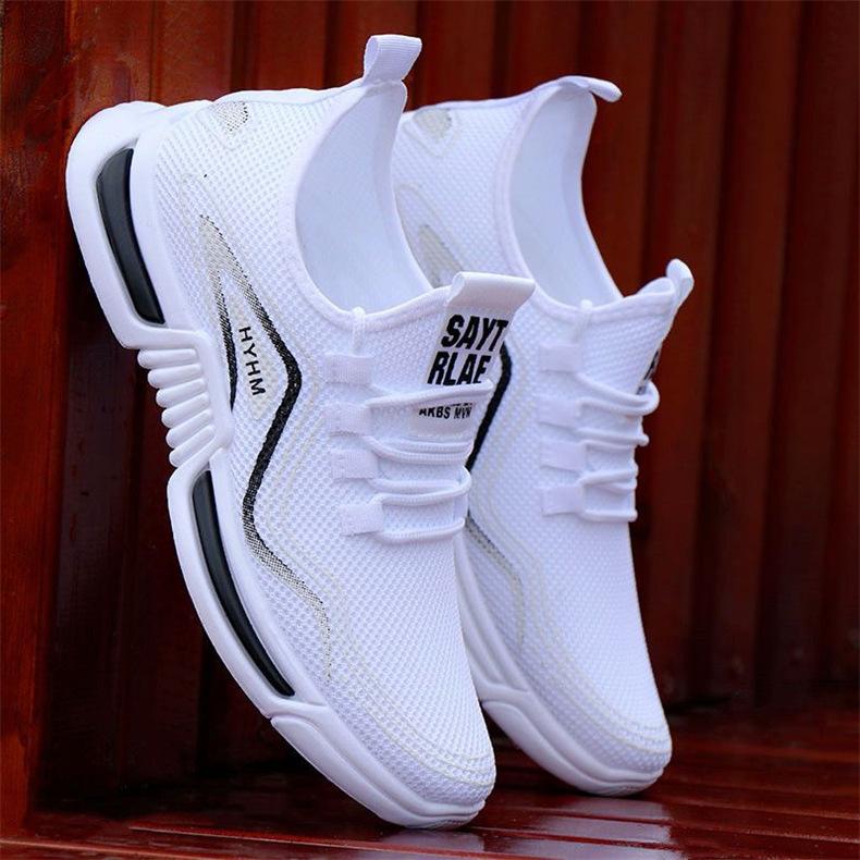 

New men s shoes casual soft sole comfortable running student shoes mesh breathable sports shoes stall 44