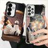 Badminton Sport Plating Phone Case For Samsung A17 A07 A37 A57 A16 A56 A15 A55 A14 A54 A13 A53 A26 A36 A25 A35 A24 A34 A23 A33