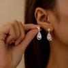 New Drop-shaped Pendant Stud Earrings - Stylish, Individualistic, Simple and Versatile - Perfect for Casual Wear. Women's Accessory.